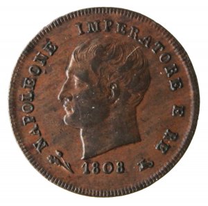 3 centesimi 1808, CU; Mont. 114