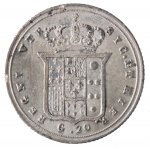 20 Grana 1848, AG; Mont. 891