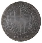 Scudo 1796; Ag; Gr. 28,9  Gig. 4  ... 